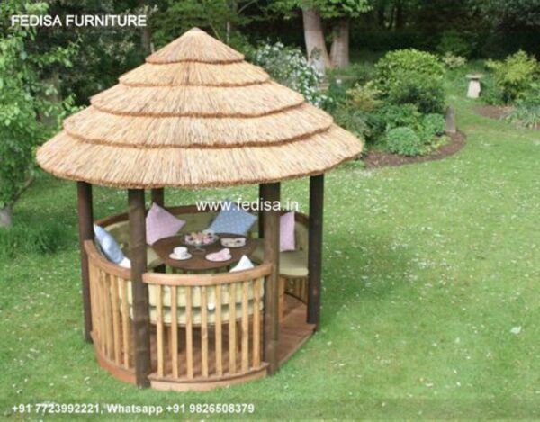 Gazebo Small Gazebo Solid Wooden Gazebo Rattan Garden Gazebo