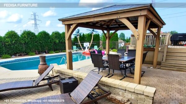 Gazebo Garden Gazebo 5m X 2.5 M Wooden Gazebo 2.4 X 2.4 Metal Pergola