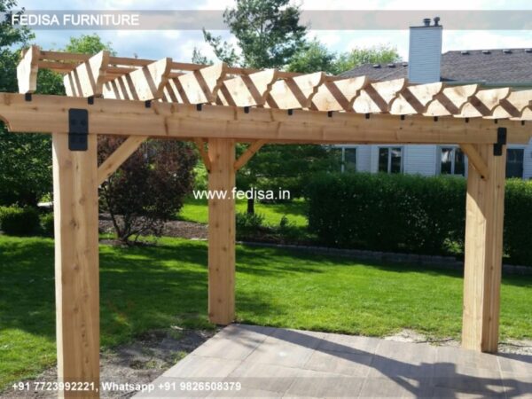 Gazebo Garden Gazebo 3m X 3m Wooden Pergola Arbor Gazebo