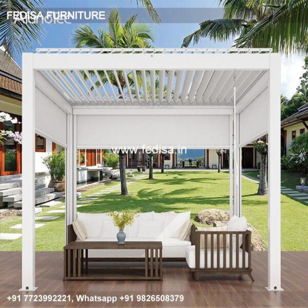 Gazebo Outdoor Gazebo Wooden Gazebo 10x15 4m X 4m Metal Pergola