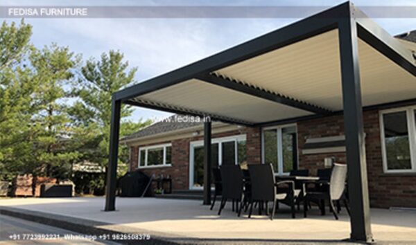 Gazebo Garden Gazebo Pergola And Shed Creador Aluminum 4 X 3 Wall Gazebo With Retractable Roof