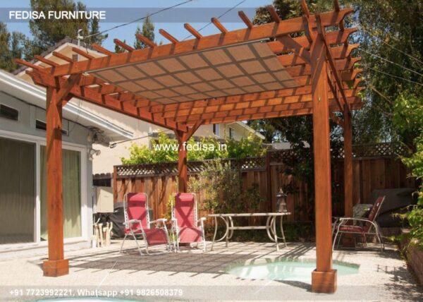 Gazebo Wooden Gazebo All Year Round Gazebo 3x8 Gray Heavy Duty Gazebo