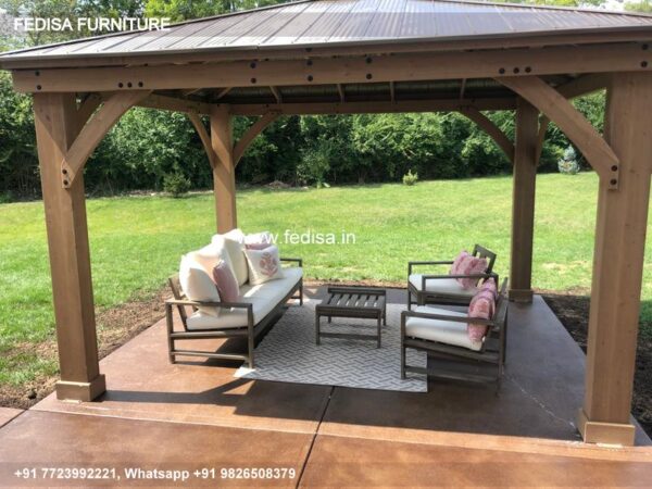 Gazebo Small Gazebo Garden Aluminum Gazebo Round Iron Gazebo