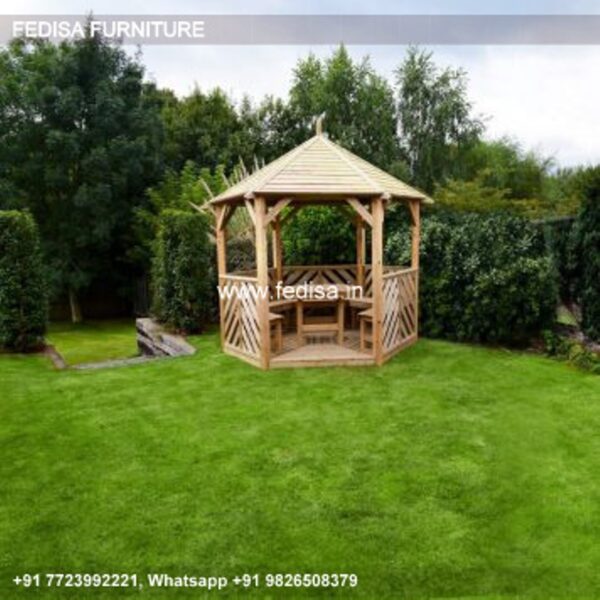 Gazebo Wooden Gazebo Metal Dome Garden Gazebo 4m Wooden Gazebo