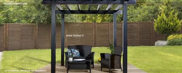 Gazebo Outdoor Gazebo Purple Leaf Double Roof Aluminum Patio Gazebo Hartman Gazebo 3x3