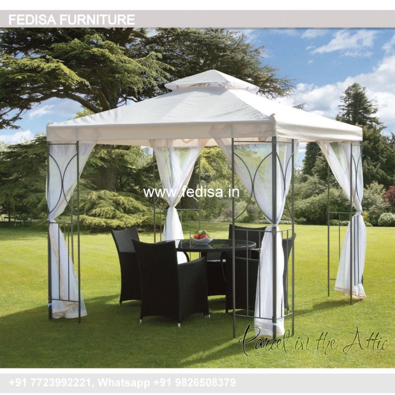 Gazebo Wooden Gazebo 1.8 M Square Gazebo 3x3 Permanent Gazebo