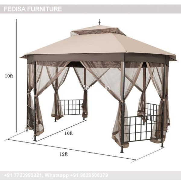 Gazebo Wooden Gazebo Outsunny 10 X 10 Gazebo Coleman Garden Gazebo