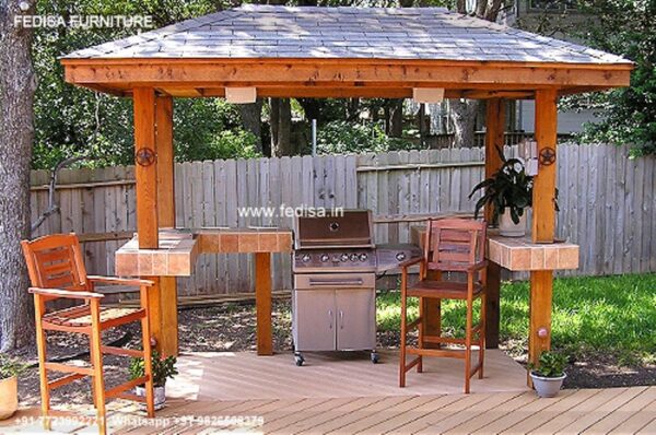 Gazebo Wooden Gazebo 2.5 Gazebos Pent Roof Wooden Gazebo