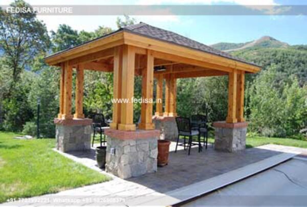 Gazebo Wooden Gazebo 3x2 Waterproof Gazebo Wall Mounted Gazebo 4m