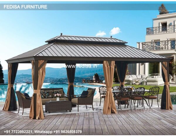 Gazebo Wooden Gazebo Wall Mounted Wooden Gazebo Solid Garden Gazebo