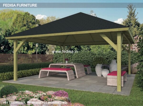 Gazebo Wooden Gazebo Croft 3m Pergola 3 X 2.5 M Gazebo