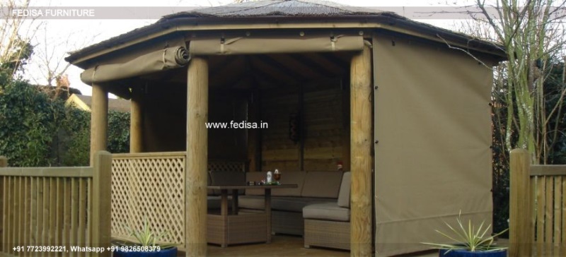 Gazebo Wooden Gazebo Garda Enclosed Hexagonal Garden Gazebo Very Gazebo