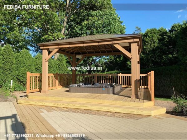 Gazebo Wooden Gazebo Rectangular Patio Gazebo Solid Gazebo