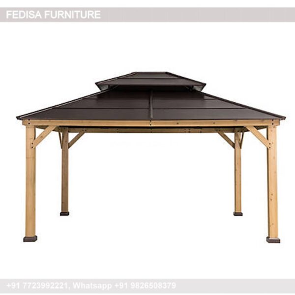 Gazebo Wooden Gazebo 3x4m Gazebo Tectake Gazebo