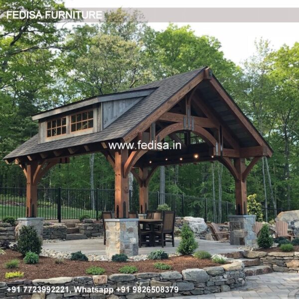 Gazebo Wooden Gazebo Cordova Gazebo 14x17 Wooden Lean To Gazebo