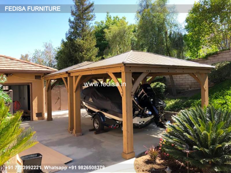 Gazebo Outdoor Gazebo 3m Hexagonal Gazebo 3x3 Wooden Pergola