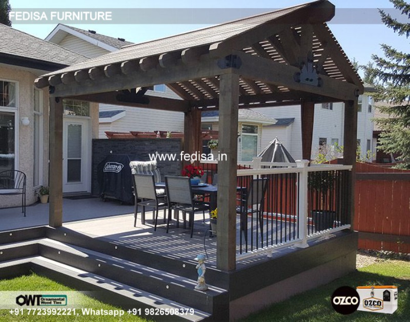 Gazebo Garden Gazebo Hexagon Shape Gazebo 3m Square Wooden Gazebo