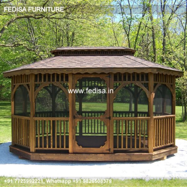 Gazebo Small Gazebo Metal Outdoor Pergola Self Assembly Wooden Gazebo
