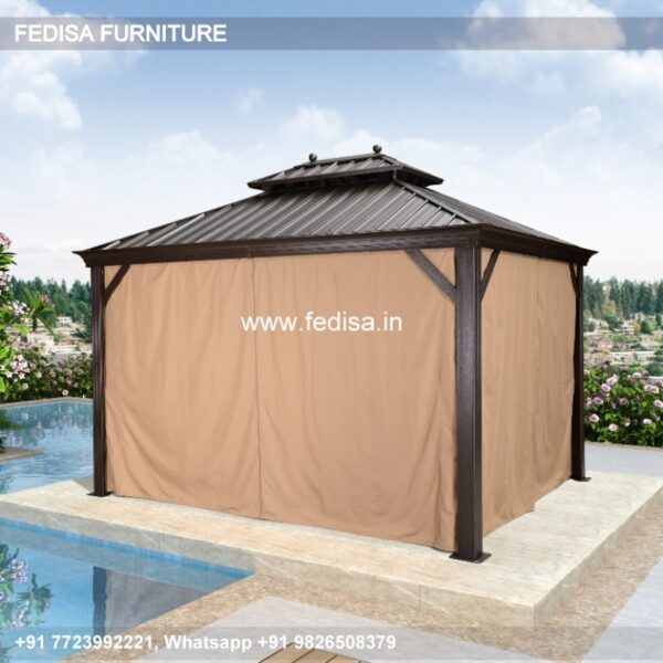 Gazebo Small Gazebo 3x3 Gazebo With Retractable Roof Outdoor Oasis Gazebo Netting