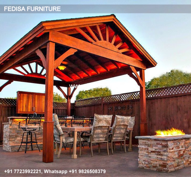 Gazebo Outdoor Gazebo Thatched Roof Garden Gazebo 3 X 2 Metal Gazebo