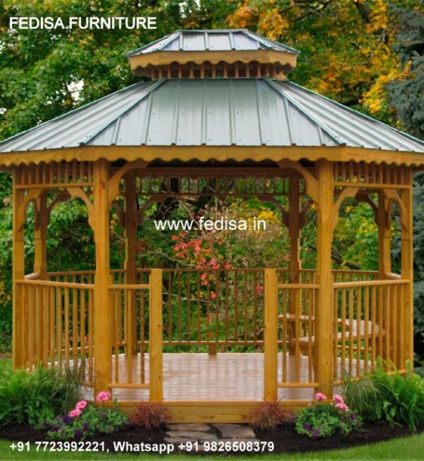 Gazebo Small Gazebo Retractable Roof Gazebo 4 X 10 Garden Gazebo Timber