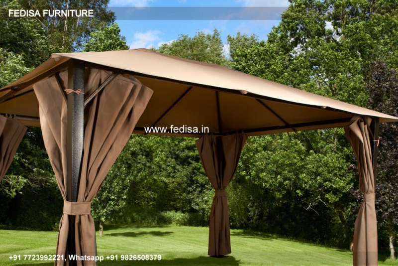 Gazebo Outdoor Gazebo Round Metal Garden Gazebo Gazebo In Small Garden