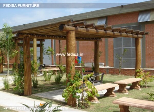 Gazebo Wooden Gazebo Small Garden Gazebo Wooden Roma Pergola Gray