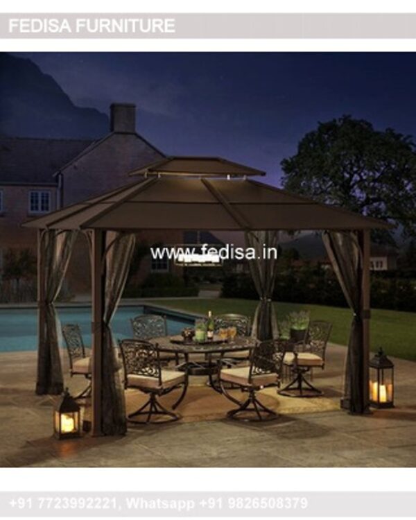 Gazebo Wooden Gazebo Gray Gazebo Wooden Gazebo 3x3m