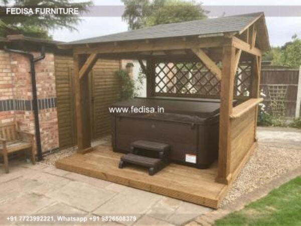 Gazebo Outdoor Gazebo Palram Garda Wooden Gazebo With Installation