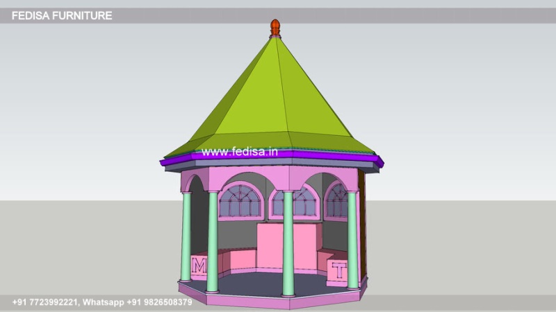 Gazebo Garden Gazebo 4mx3m Pergola Modern Backyard Gazebo