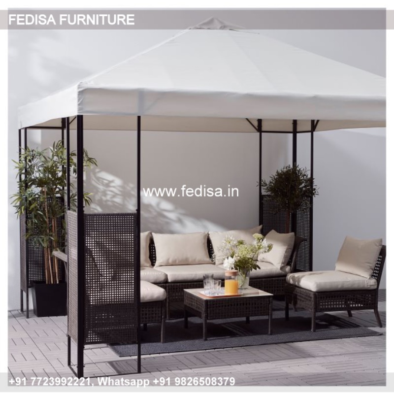 Gazebo Outdoor Gazebo 3.5 M Round Gazebo Dawson's Living Waterproof Premium One Touch Garden Gazebo