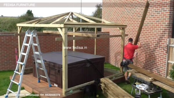 Gazebo Wooden Gazebo Japanese Style Pergolas Garden Gear Gazebo