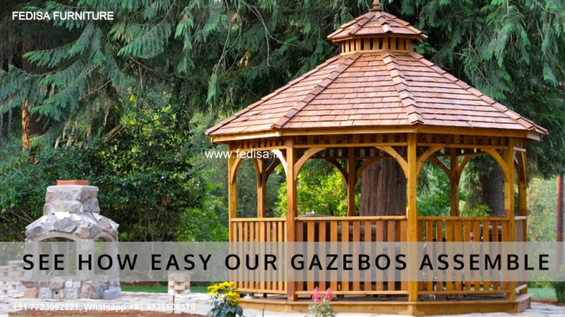 Gazebo Metal Gazebo 10 Mtr X 3mtr Gazebo Hexagonal Oak Gazebo