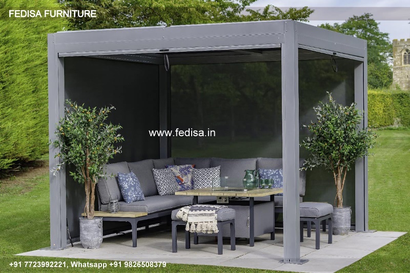 Gazebo Garden Gazebo Metal Gazebo Gray Warmly Pergola