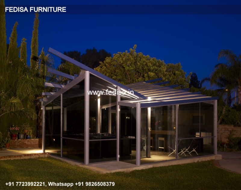 Gazebo Pergola Gazebo Three Sided Wooden Gazebo 4m Round Gazebo