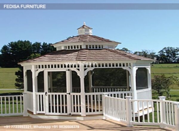 Gazebo Outdoor Gazebo Yard Gazebo Enclosed Wooden Gazebo