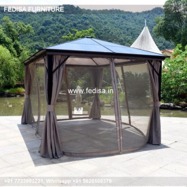 Gazebo Small Gazebo 12x18 Gazebo Gray Metal Gazebo