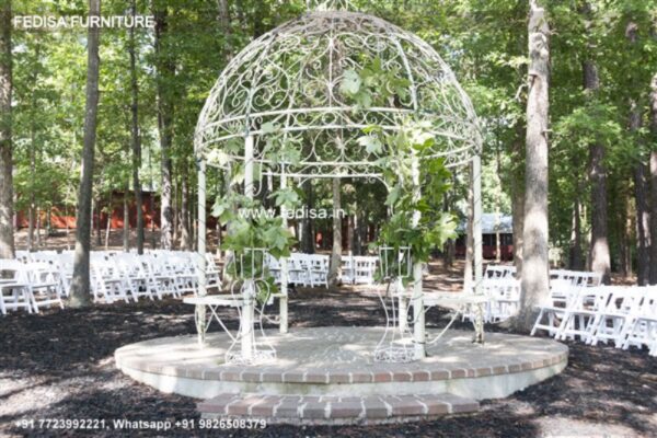 Gazebo Outdoor Gazebo Sunshade Pergola Steel Garden Gazebo