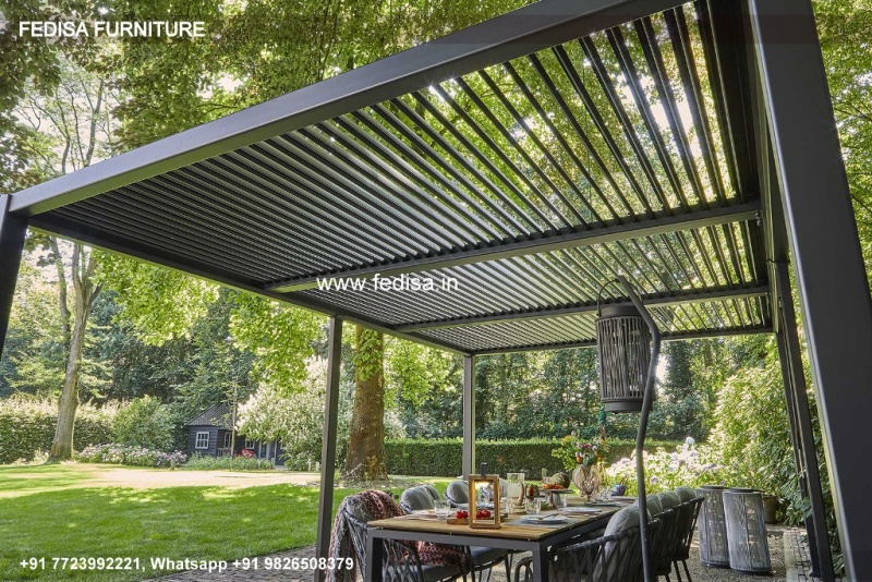 Gazebo Wooden Gazebo 4m X 4m Gazebo With Retractable Roof Large Gazebo For Garden