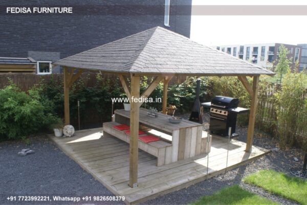 Gazebo Garden Gazebo Outsunny Wall Mounted Gazebo 3mx4m Pergola