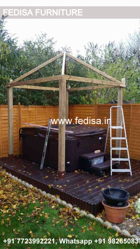 Gazebo Garden Gazebo Wooden Gazebo Hexagonal 3m X 3.6 M Gazebo