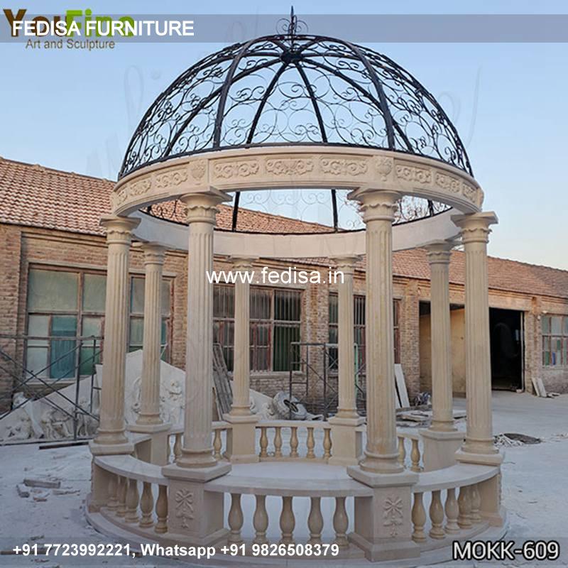 Gazebo Garden Gazebo Outsunny Patio Metal Gazebo Pandora Leaf 3m X 3m Pergola