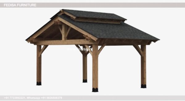 Gazebo Wooden Gazebo 7m Gazebo Gray Gazebo 2x2