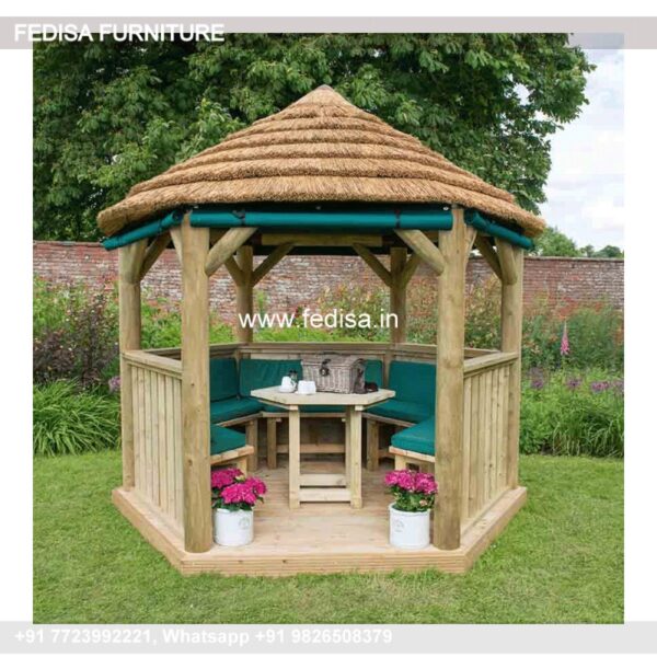 Gazebo Wooden Gazebo Terrace Garden Gazebo 4 Post Wooden Gazebo
