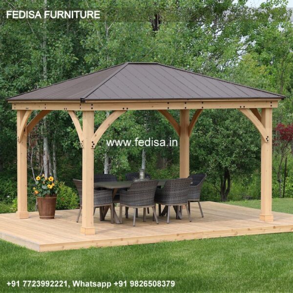 Gazebo Wooden Gazebo Purple Leaf Hardtop Gazebo 10x21 Pergola Sheds