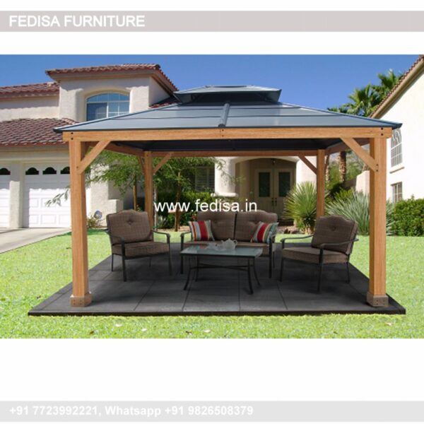 Gazebo Wooden Gazebo Japanese Style Pergolas White Gazebo 2.5 X 2.5