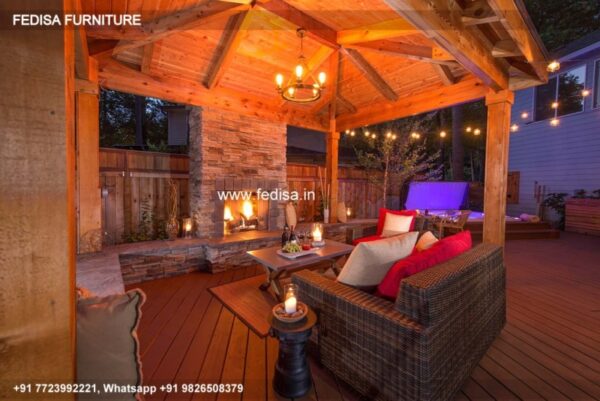 Gazebo Wooden Gazebo Waterproof Gray Gazebo Roma Pergola Gray