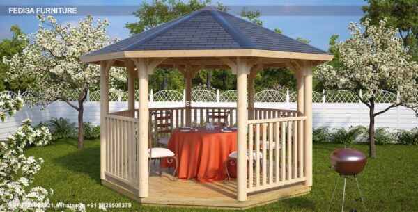 Gazebo Wooden Gazebo Victorian Style Metal Gazebo 2x2m Gazebo