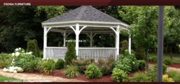 Gazebo Metal Gazebo Op3935wh Heavy Duty Wooden Gazebo