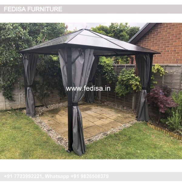 Gazebo Metal Gazebo Ym12951 Blooma Betty White Rectangular Gazebo